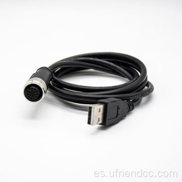 Cámara de conector impermeable M12 a micro/mini RS485/RS232